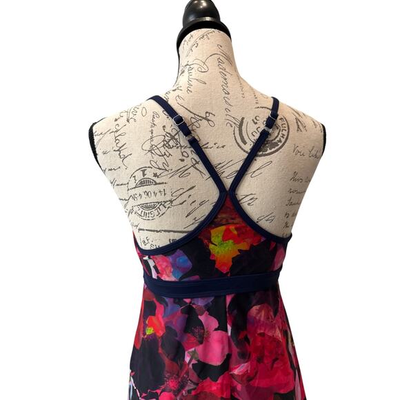 Athleta Floral Mystique Shorebreak Racerback Dress Size S - Picture 4 of 14